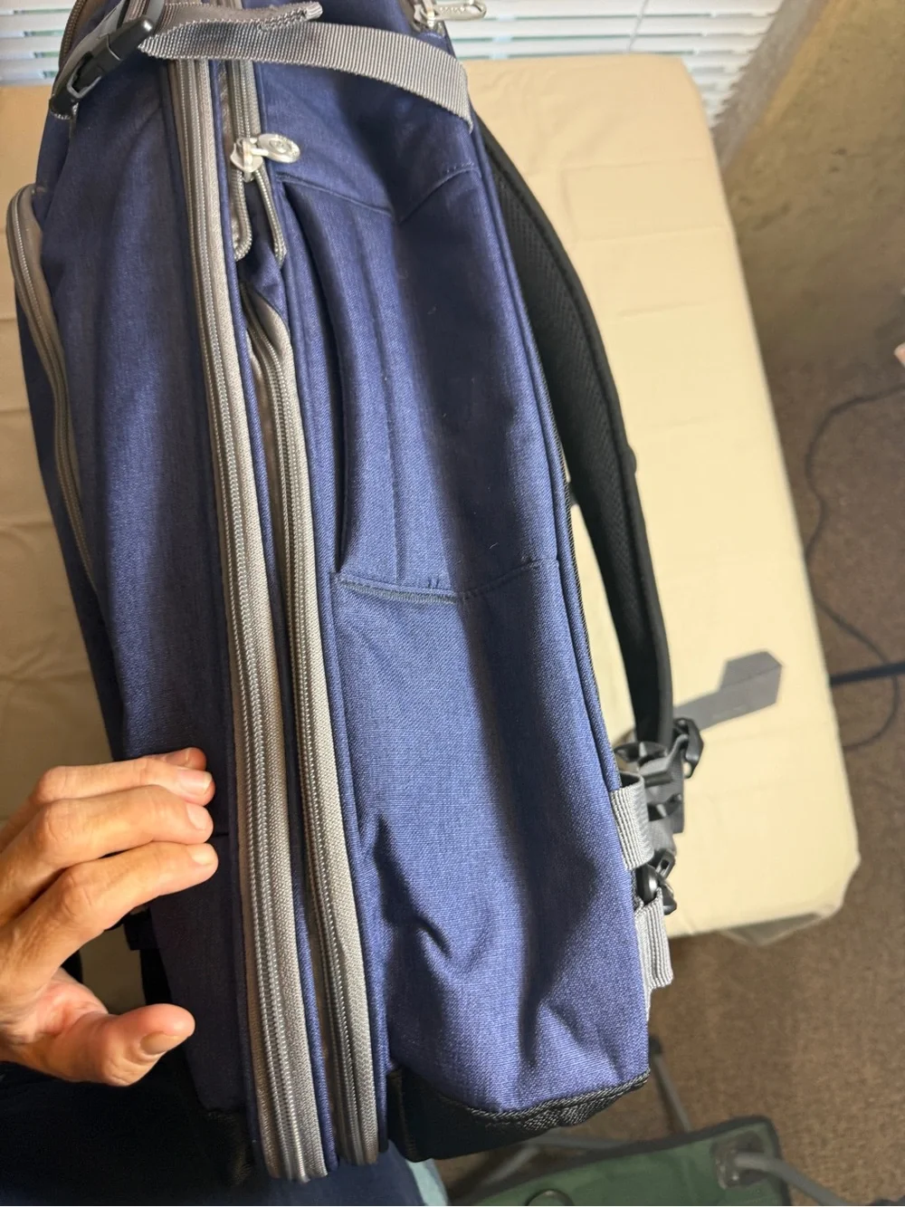 Ebags Mother Lode Navy Blue Travel Backpack - Versatile Men’s Bag
